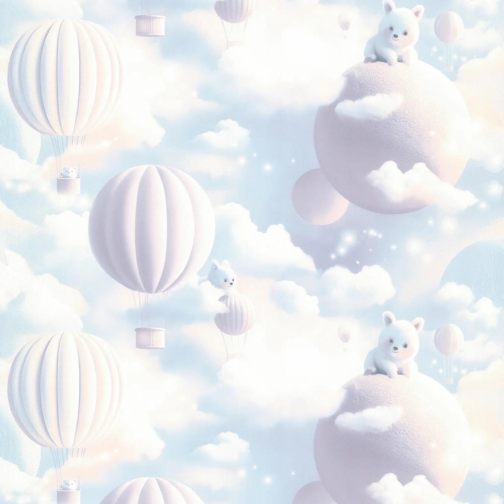 Обои Аспект Балу 75342-65 сиреневые детские 1,06х10,05 м