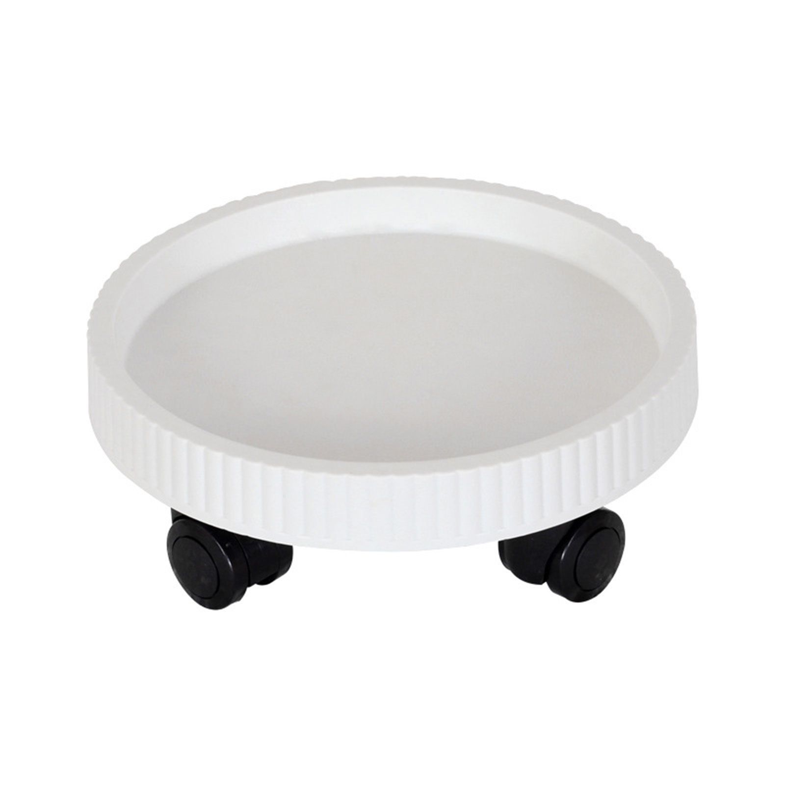 Подставка на 1 цветок белая d28 см 2024-3663