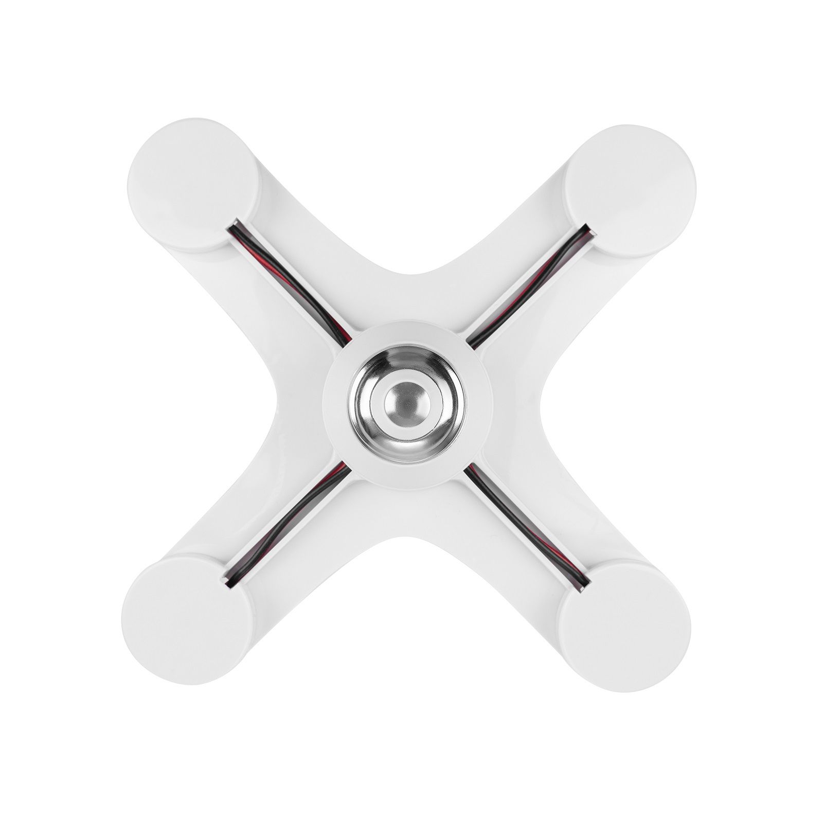 Переходник Е27-4хЕ27 белый TDM SQ0335-1021