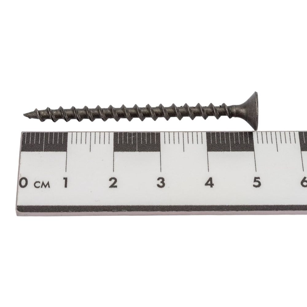 Саморез по дереву усиленный 4,2х51 мм черный вес