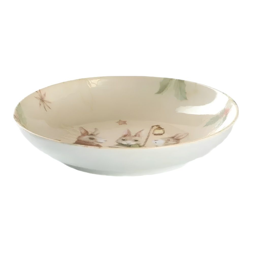 Тарелка суповая Рождественский вечер 20,5 см фарфор