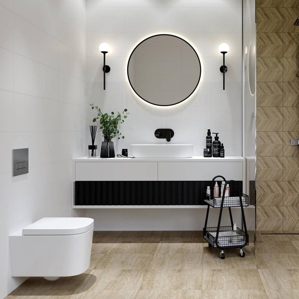 Плитка настенная Unitile Муза верх 01 25х40 см белая 1,4 м2