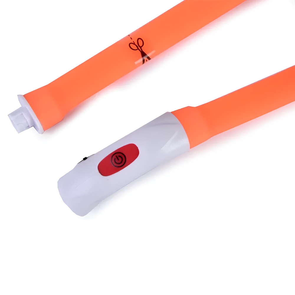 Ошейник для собак Nunbell светящийся LED 1,5х50 см микс 262669