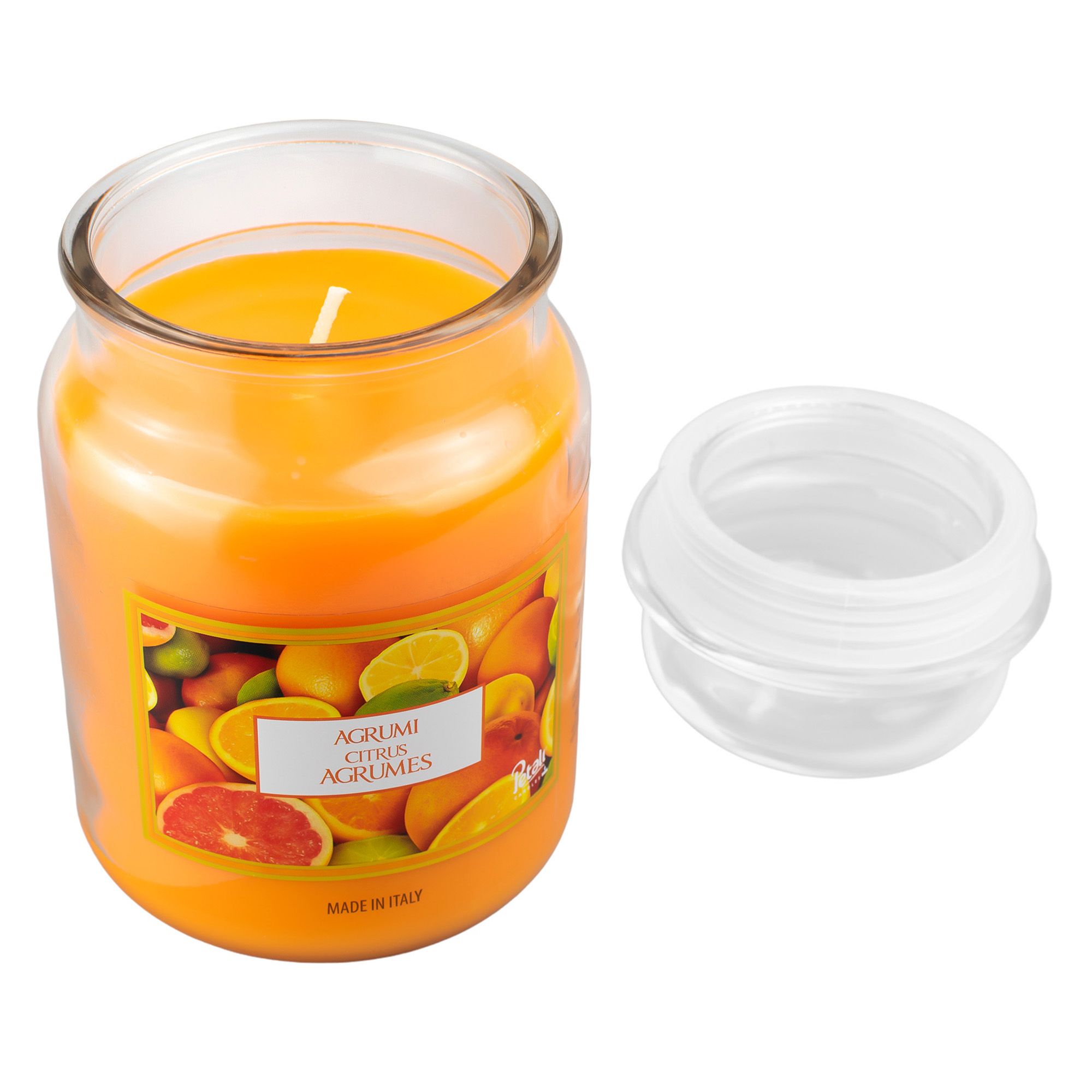 Свеча ароматизированная в банке Цитрус SER S.P.A. PTBJ010362 Petali (3)