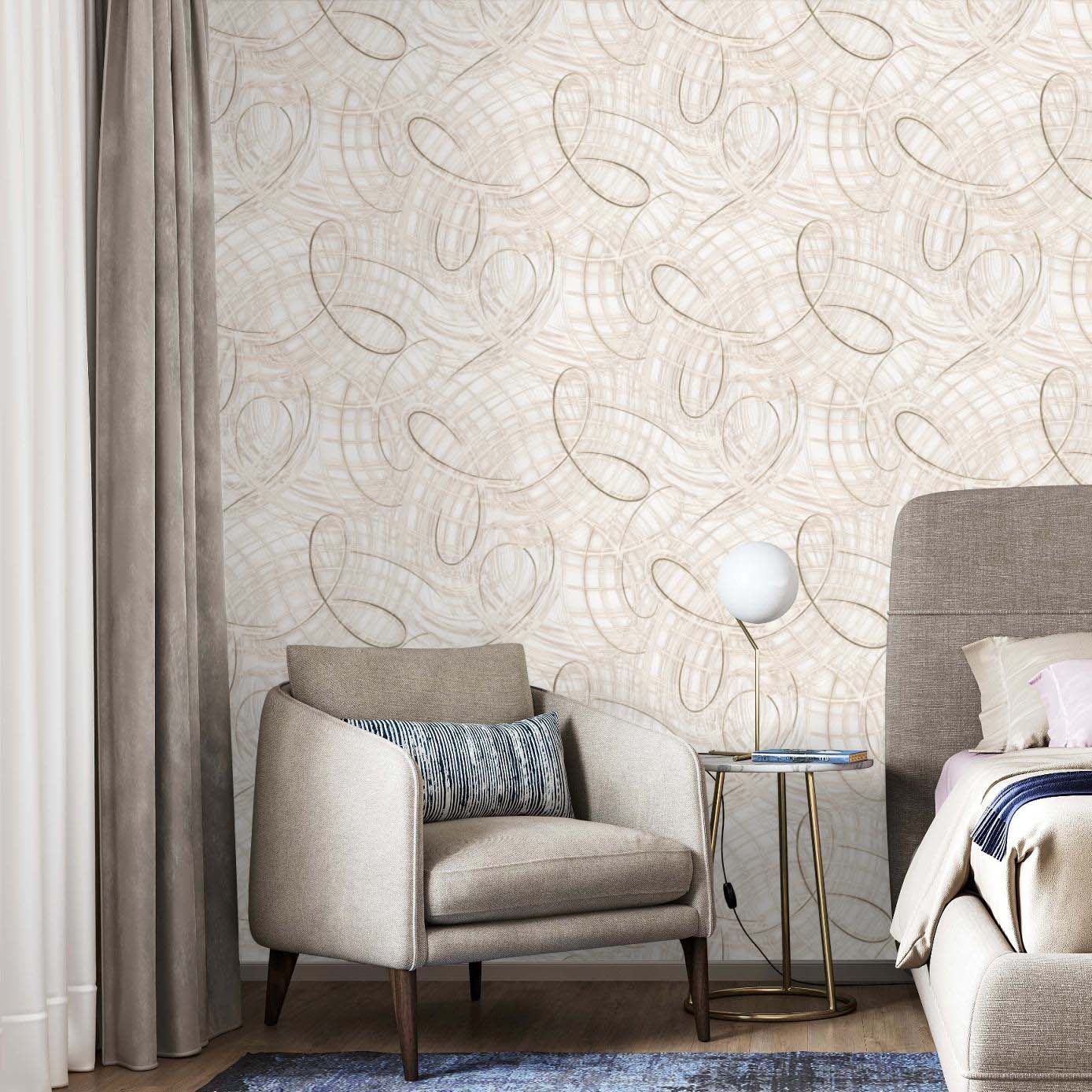 Обои 71858-21 Палитра 1,06x10,05 м Medeo бежевый