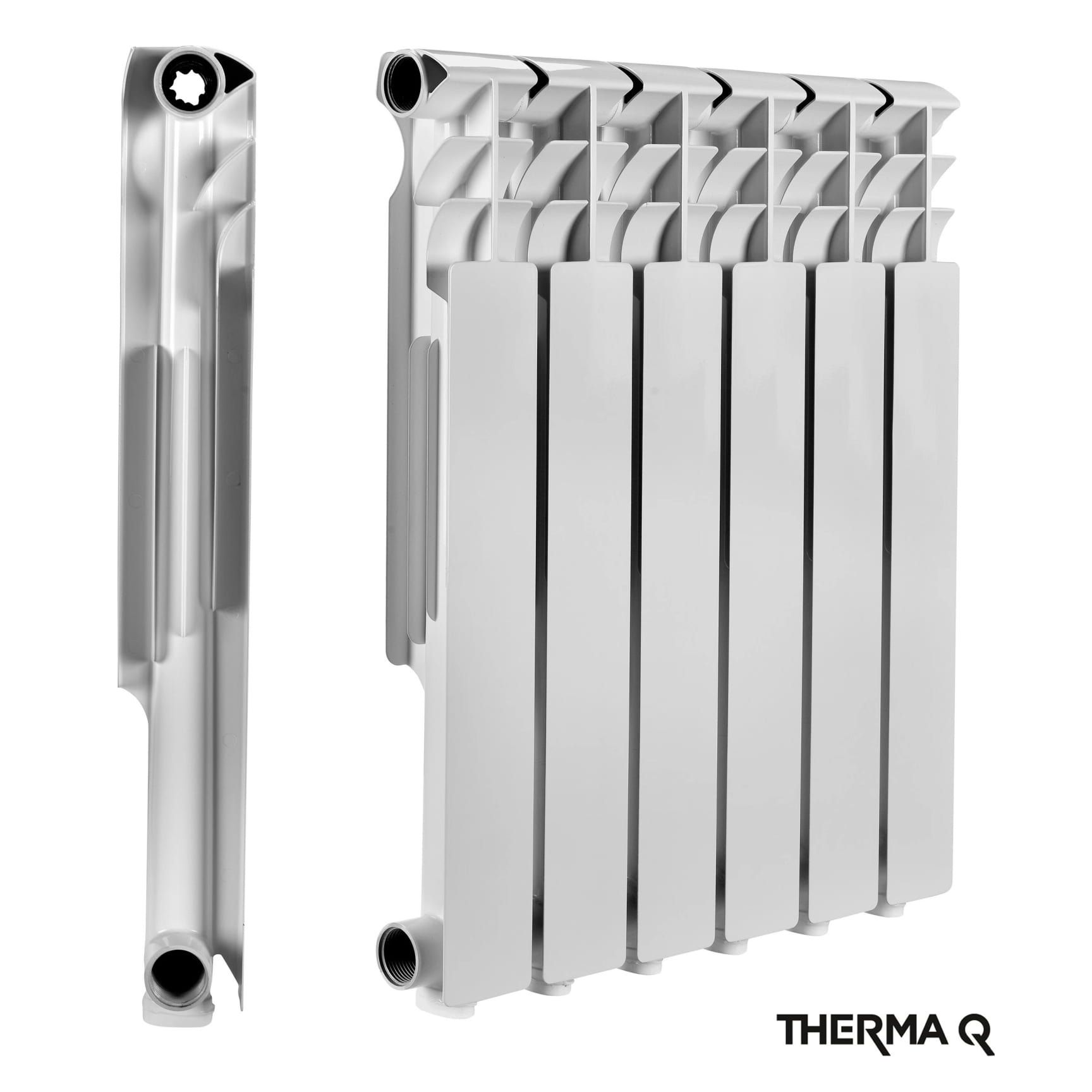 Радиатор алюминиевый Therma Q1 500-80 6 секций