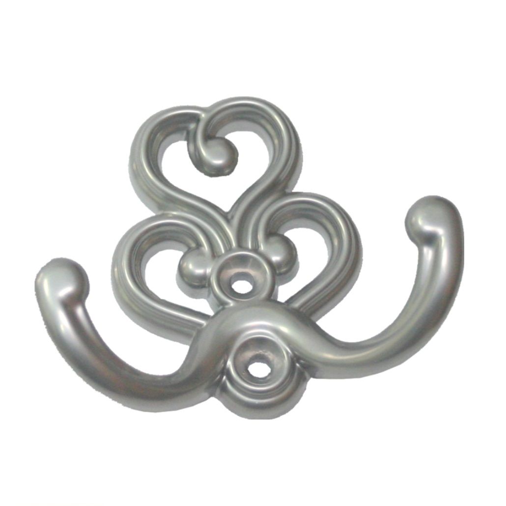 Крючок мебельный двойной №41 хром