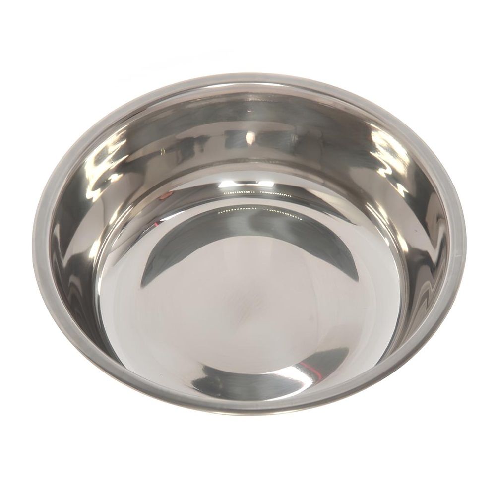 Миска металлическая Колор-Примула на пластиковой подставке 250 мл голубая