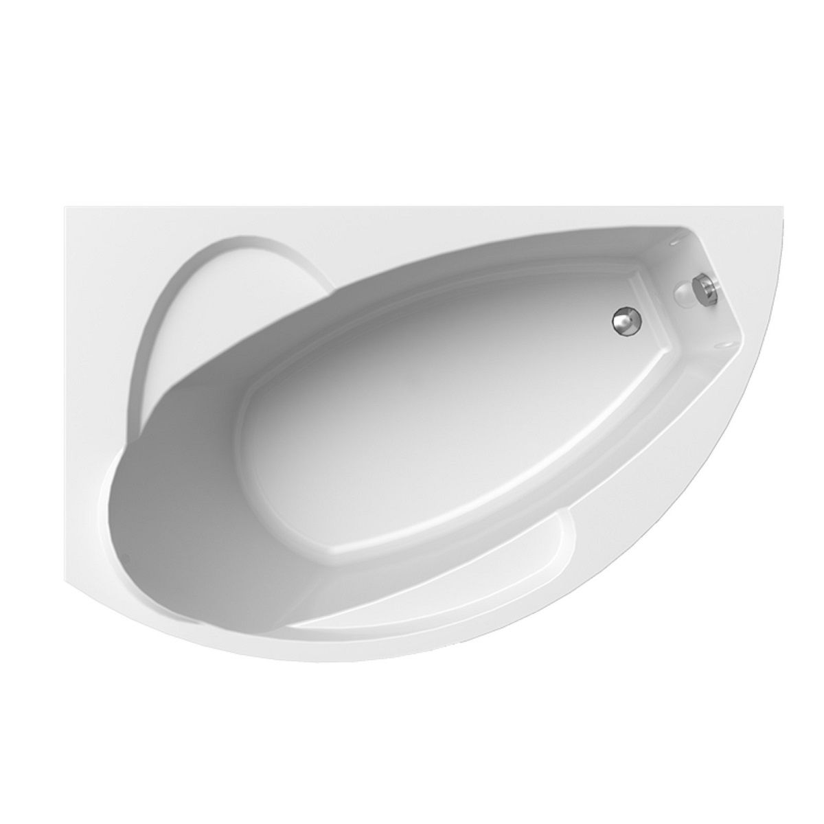 Ванна акриловая Radomir Варна левая 165х105х63 см