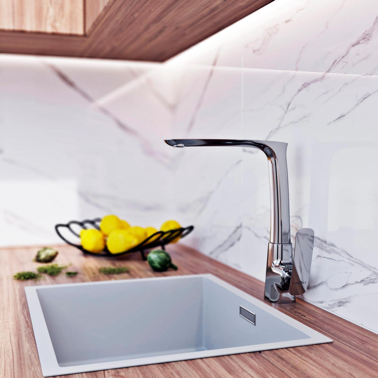 Смеситель для кухни с высоким изливом TOKITO TOK-FUJ-1013