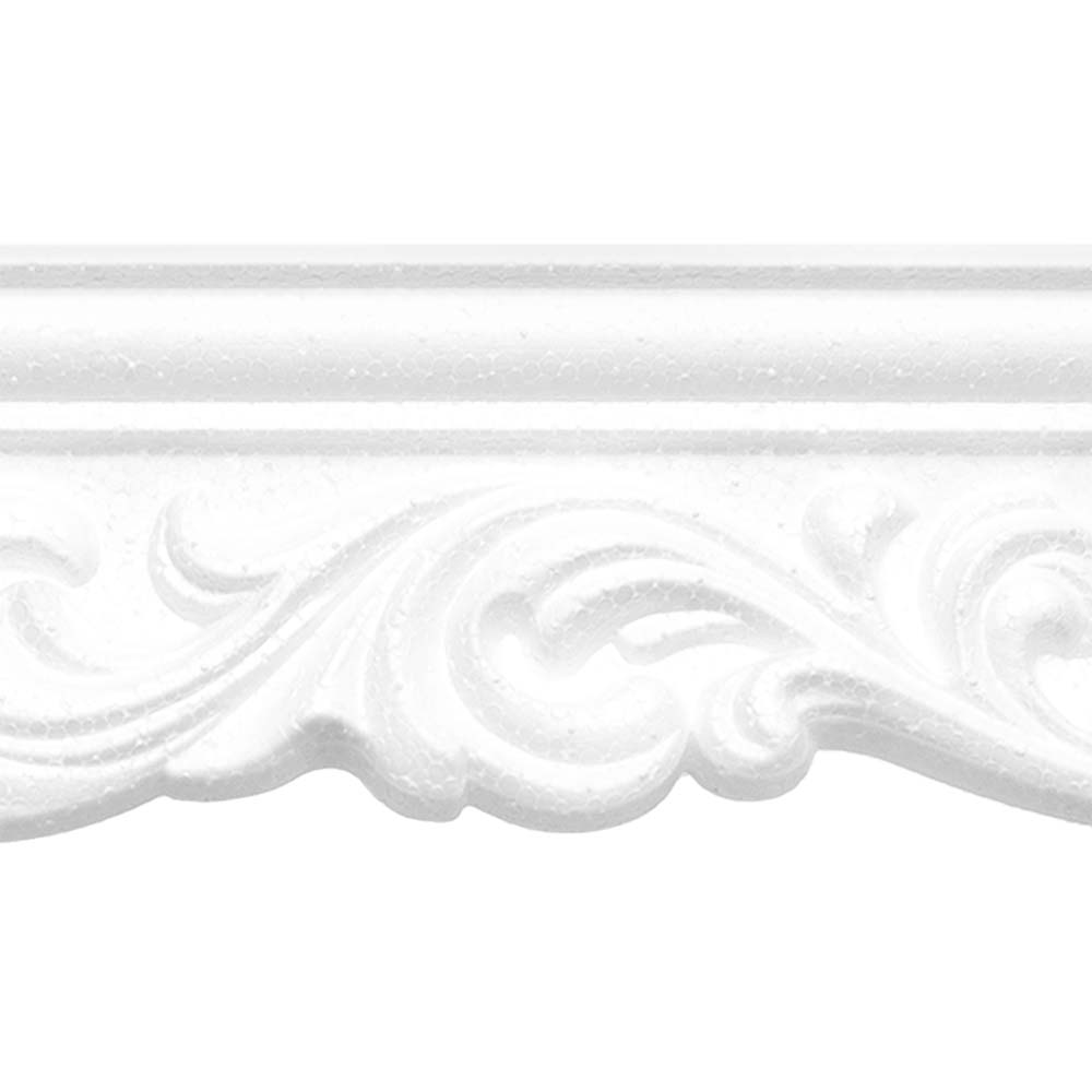 14014 Плинтус неламинир.(1,3м) (60) узор волной