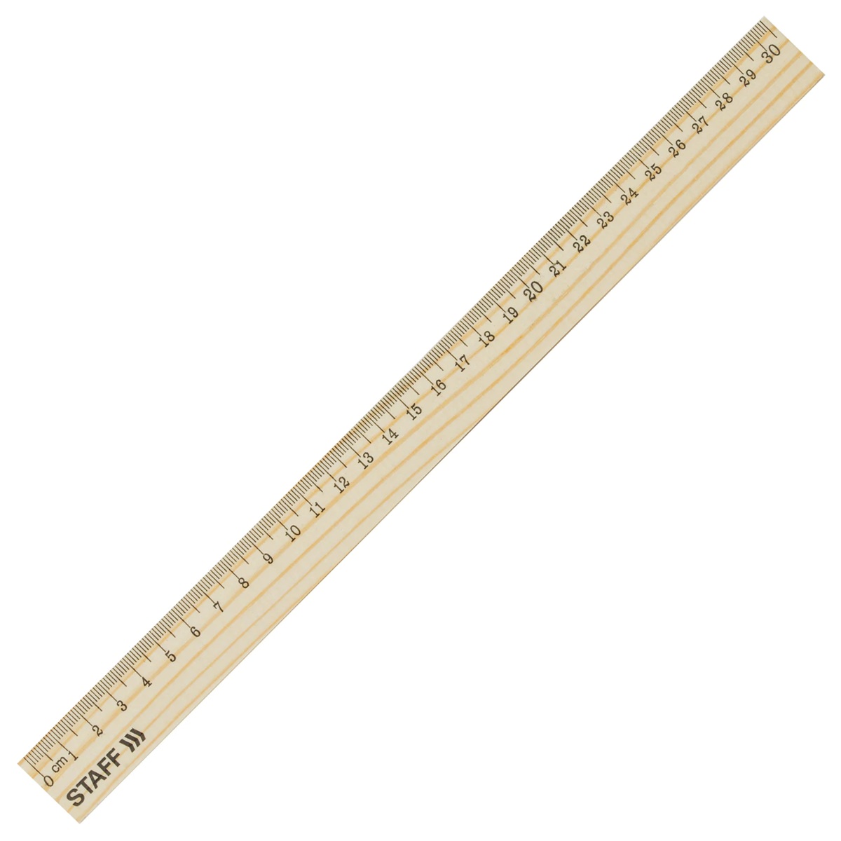 Линейка деревянная 30 см Staff