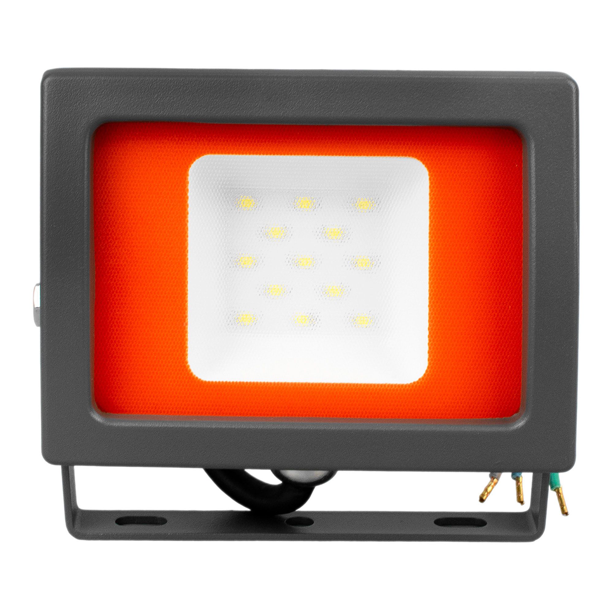 Прожектор светодиодный 10Вт 6500K IP54 матовое стекло Jazzway PFL-SC-10w