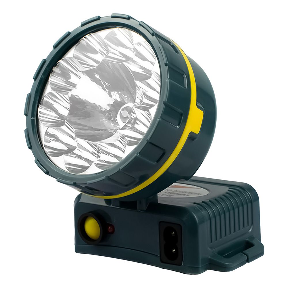 ФОНАРЬ  светодид. Механик налобный аккумуляторный 2 режима (0.5W/0.5W+10LED), зарядка 220В LH-105A ЯРКИЙ ЛУЧ