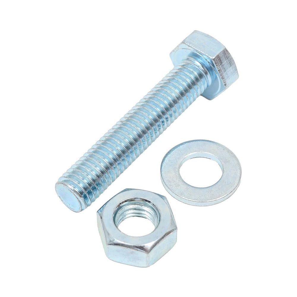 Болт DIN 933 М10х50 мм с шайбой и гайкой 2 шт