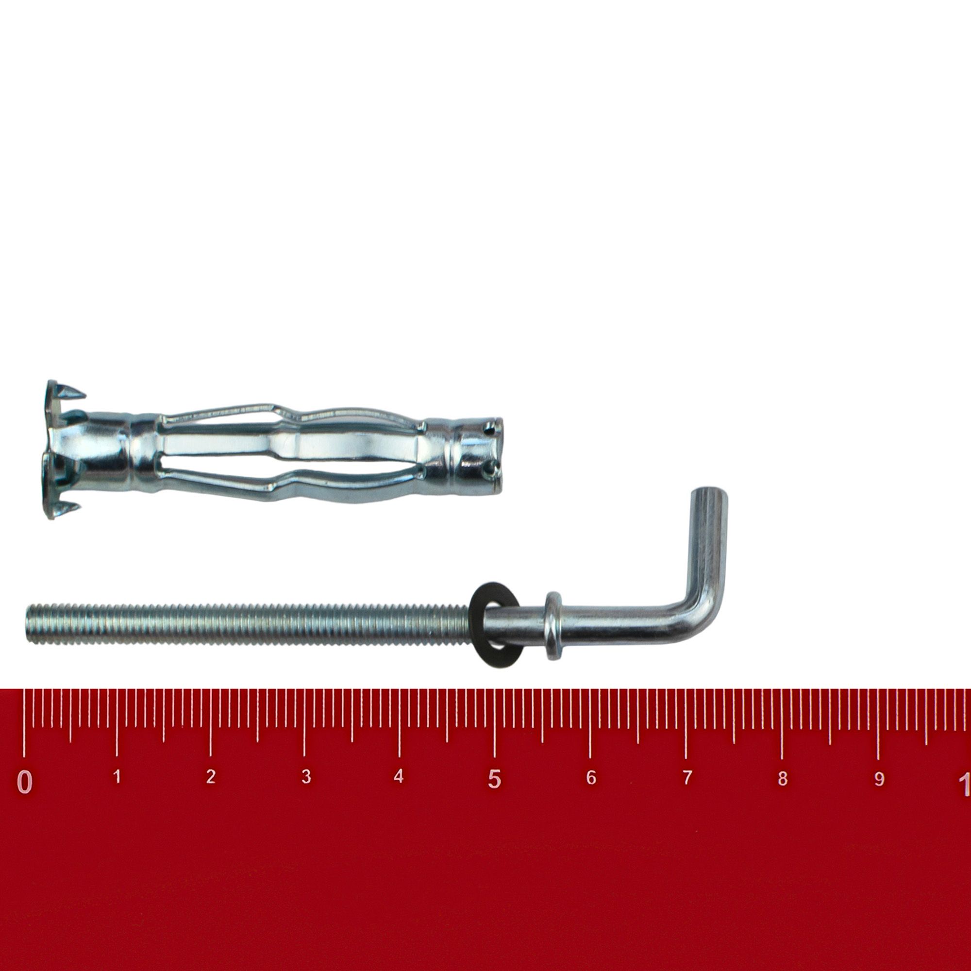 Дюбель молли с крюком металлический 5x13/52 мм 4 шт