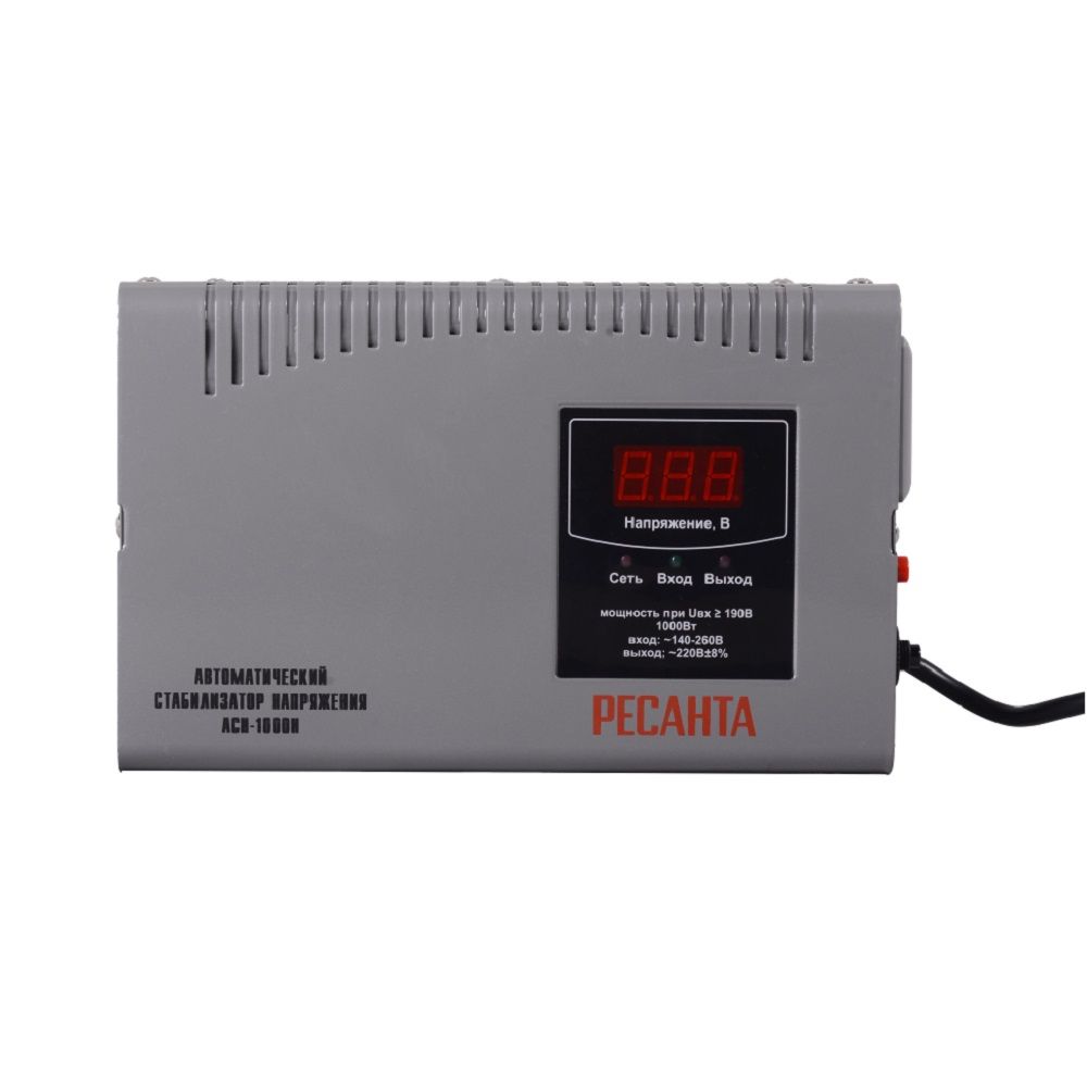 Стабилизатор напряжения Ресанта АСН-1000 Н 1кВт/А