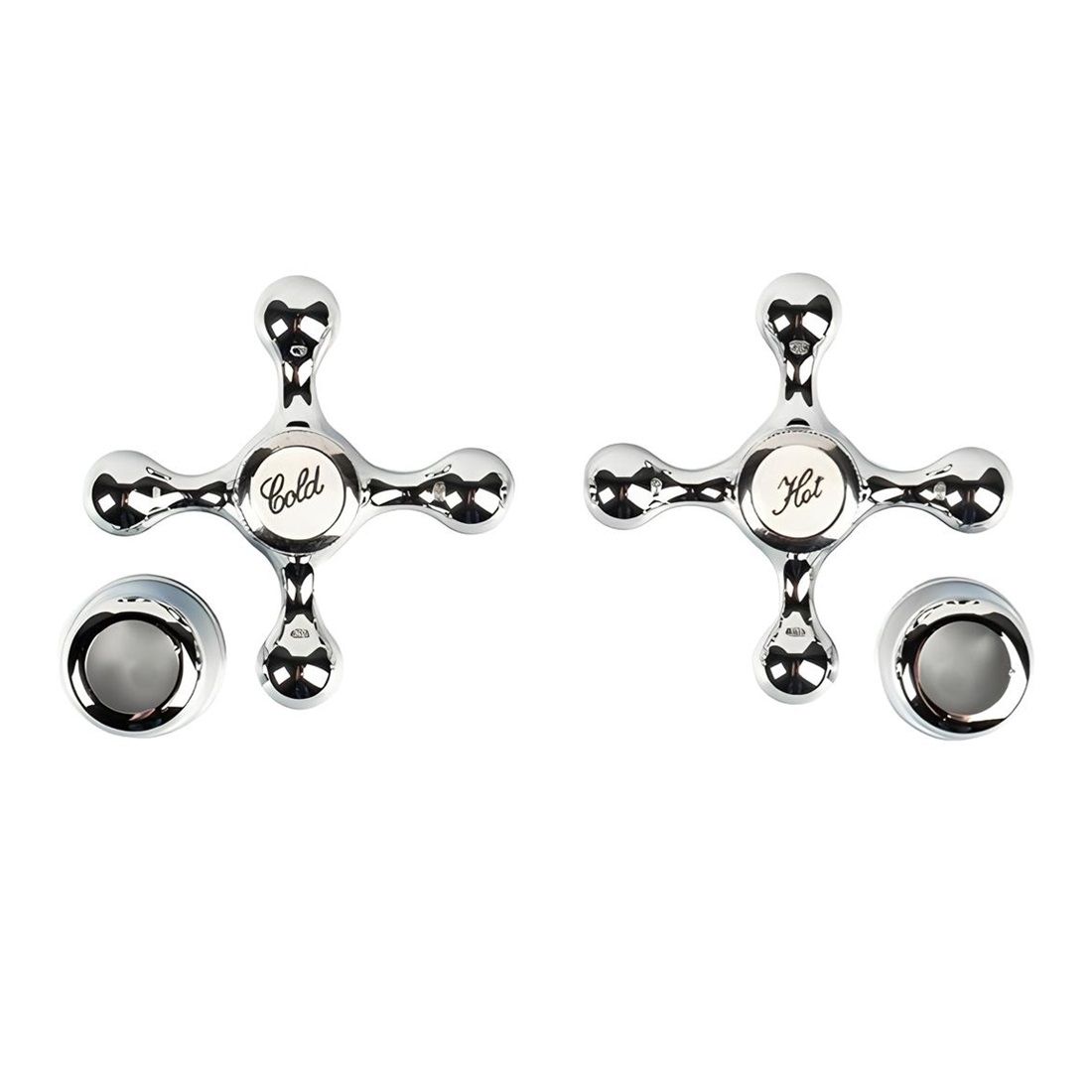 Маховик для смесителя 8x24 крест, хром 2 шт Iddis 991KR241SM