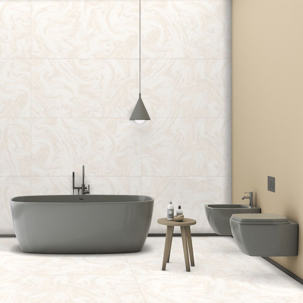 Керамогранит Realistik Levin Ivory Glossy 60х120 см бежевый 1,44 м2