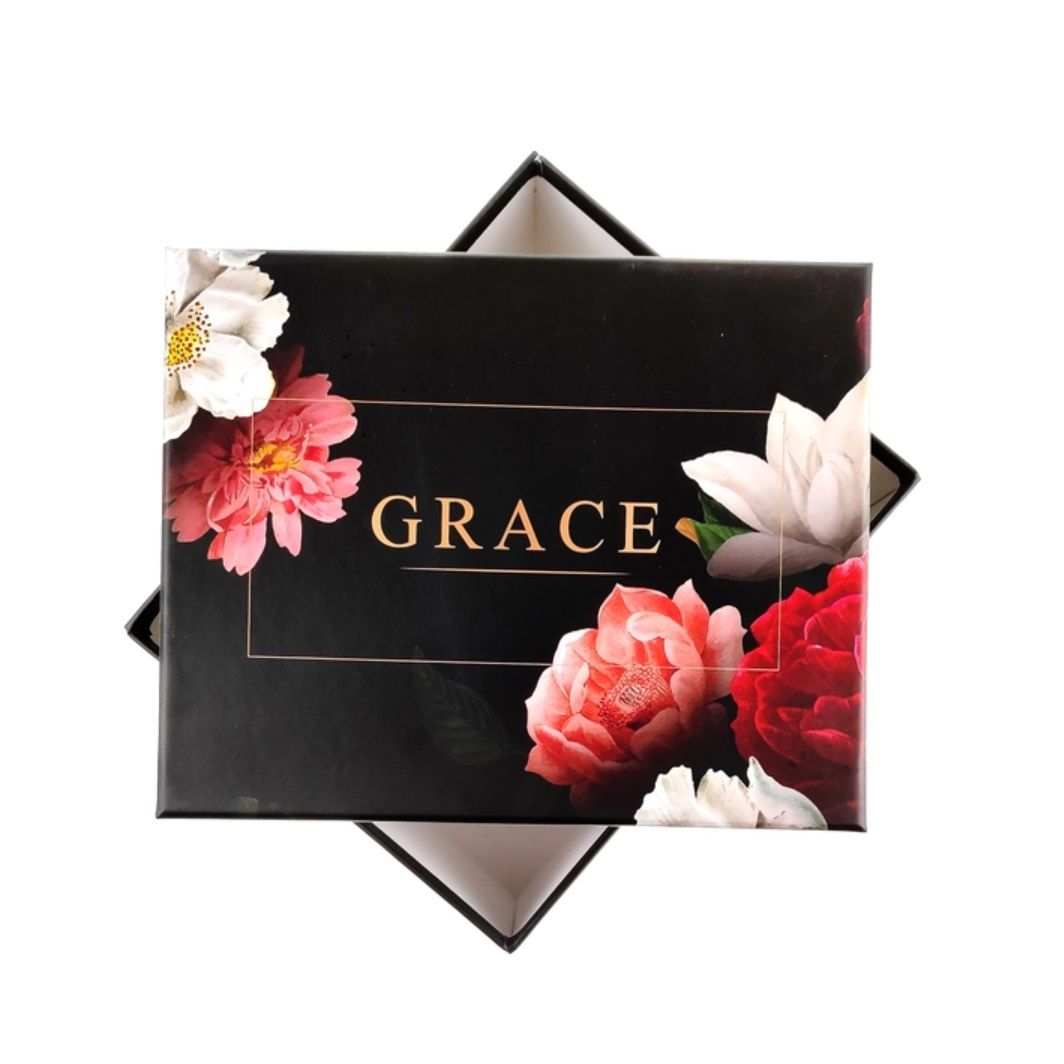 Коробка подарочная Grace 230х190х130 мм прямоугольник черный