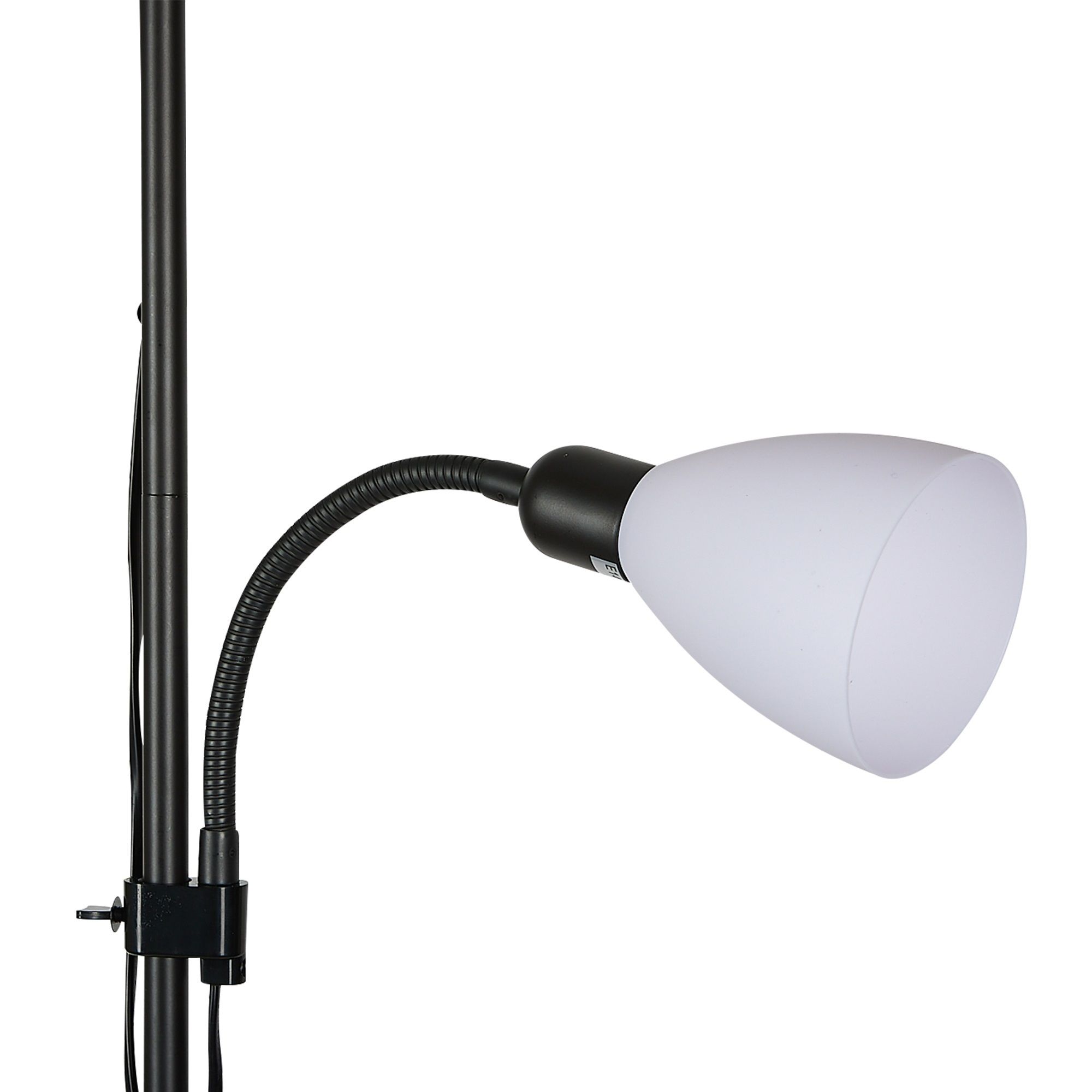 Торшер UML-T520 E27+E14 black/white