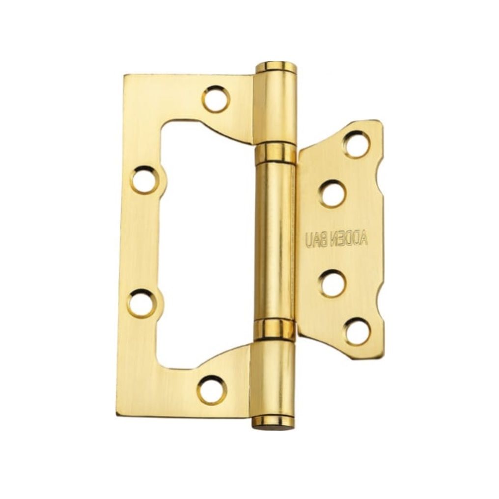 Петля без врезки ПБВ 100х75х2,5 SB матовое золото с подшипником