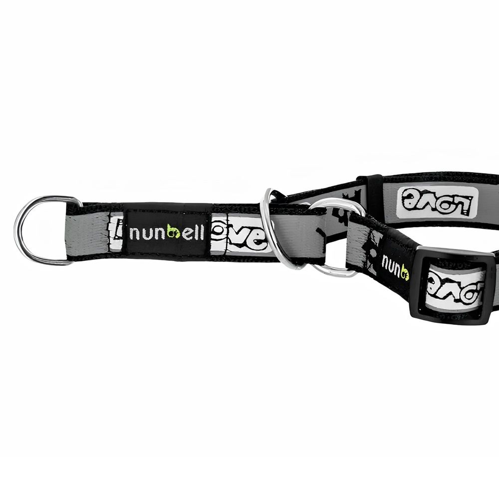 Ошейник для собак Nunbell PD-M 58/40х2 см полуудавка микс