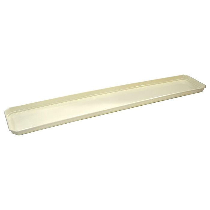 Поддон для ящика балконного белый 80 см