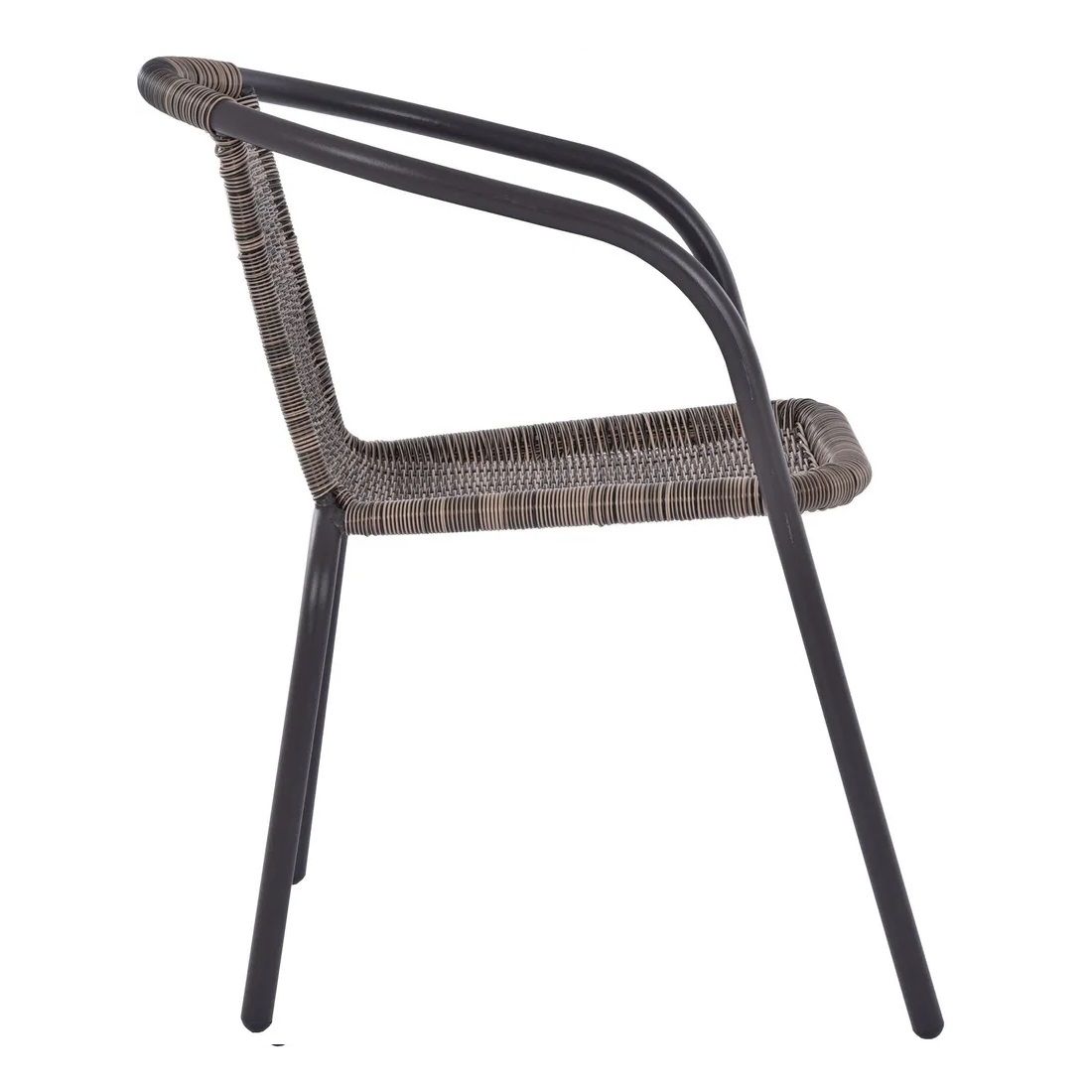 Кресло садовое Nolita 73х59х53 см до 120 кг иск ротанг коричневое 272349