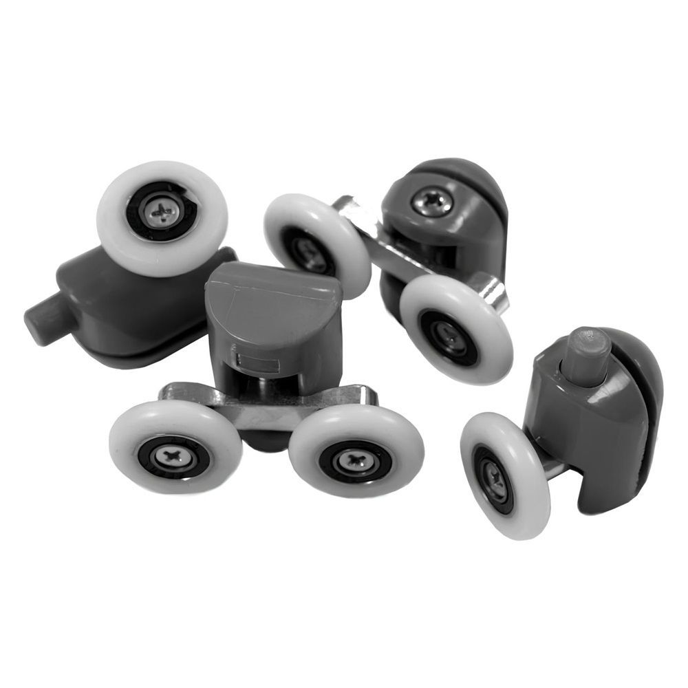 Душевое ограждение Альфа-Хром 80х80 см полукруг без поддона