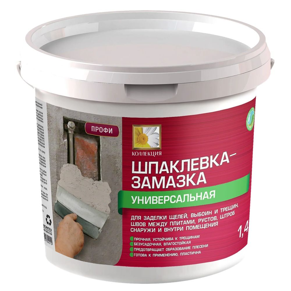Шпатлевка-замазка универсальная Коллекция 1.4кг