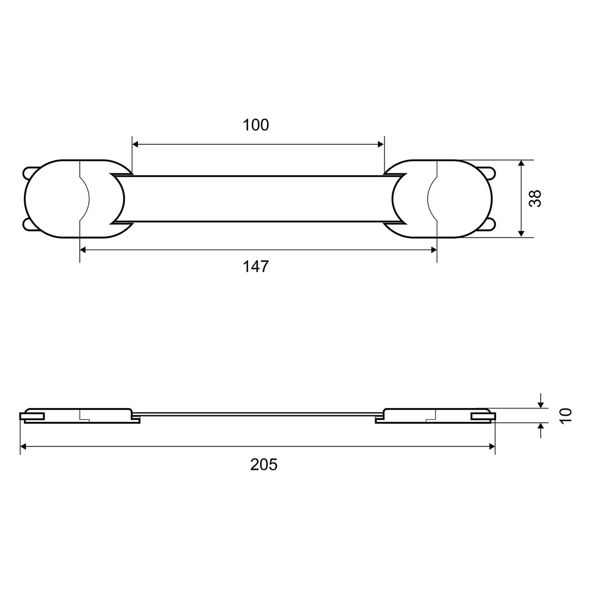 Блокиратор универсальный BS 47.16 PALLADIUM 2шт