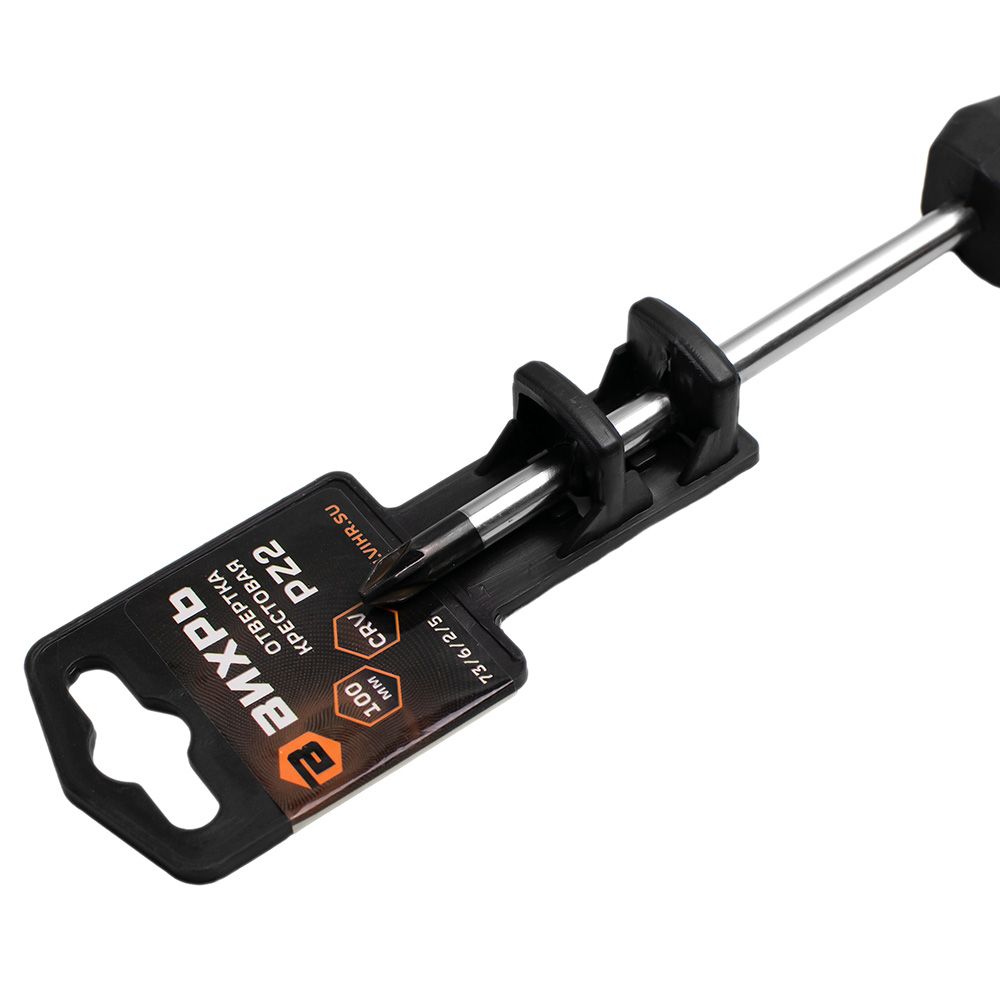 Отвертка крестовая PZ2х100 мм Вихрь 73/6/2/5