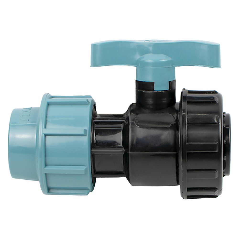 Кран шаровой ПЭ 25 мм x 1/2" ВР PN16 РТП