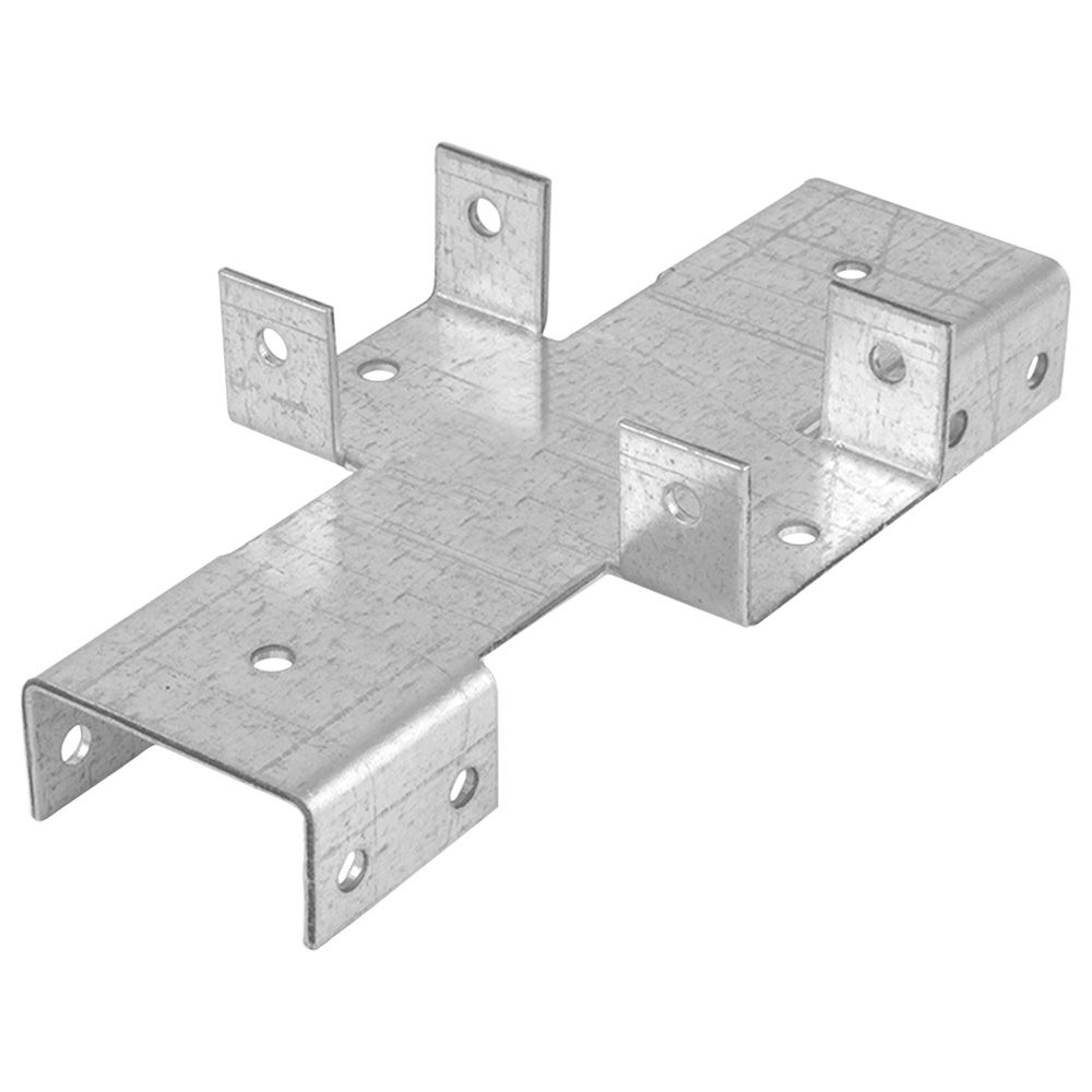 Кронштейн x-образный для крепления трубы 40x40 мм RAL цинк