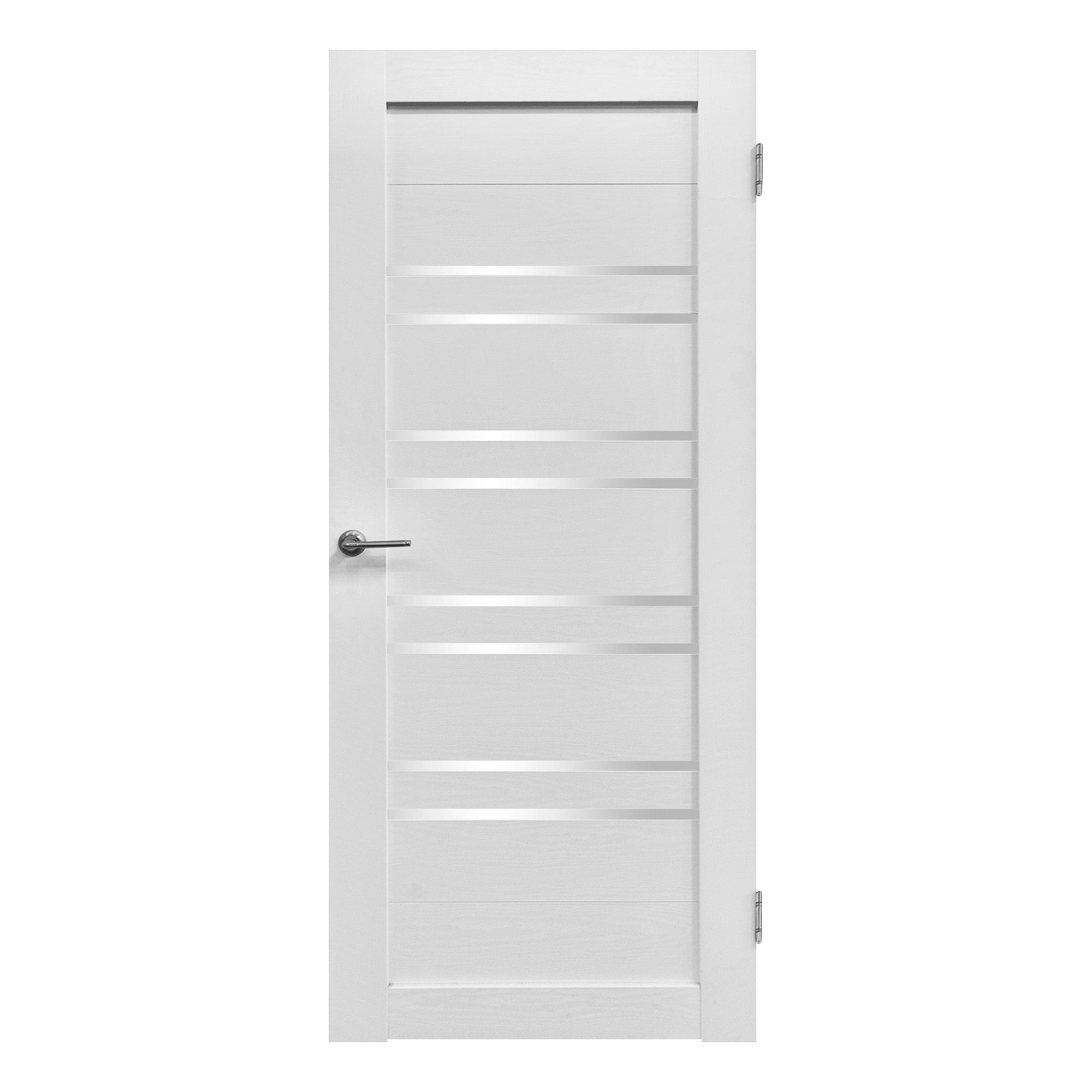 Полотно дверное V2 ПВХ макиато стекло мателюкс ДО 2000х700х38 мм