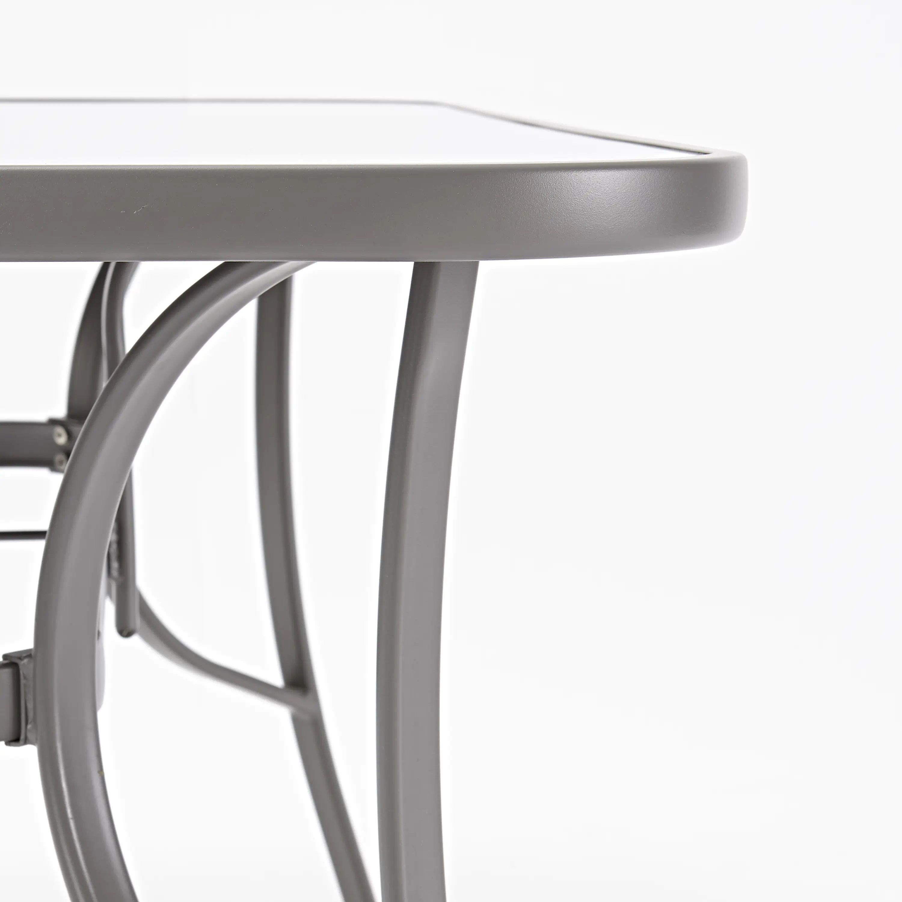 Стол Nolita 150х72х90 см закаленное стекло серый 10922-0009-3