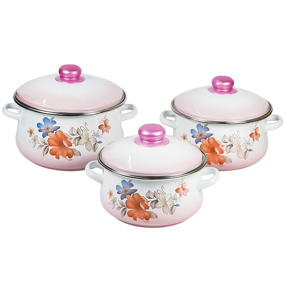 Набор посуды эмалированной Вдохновение 7-302/6