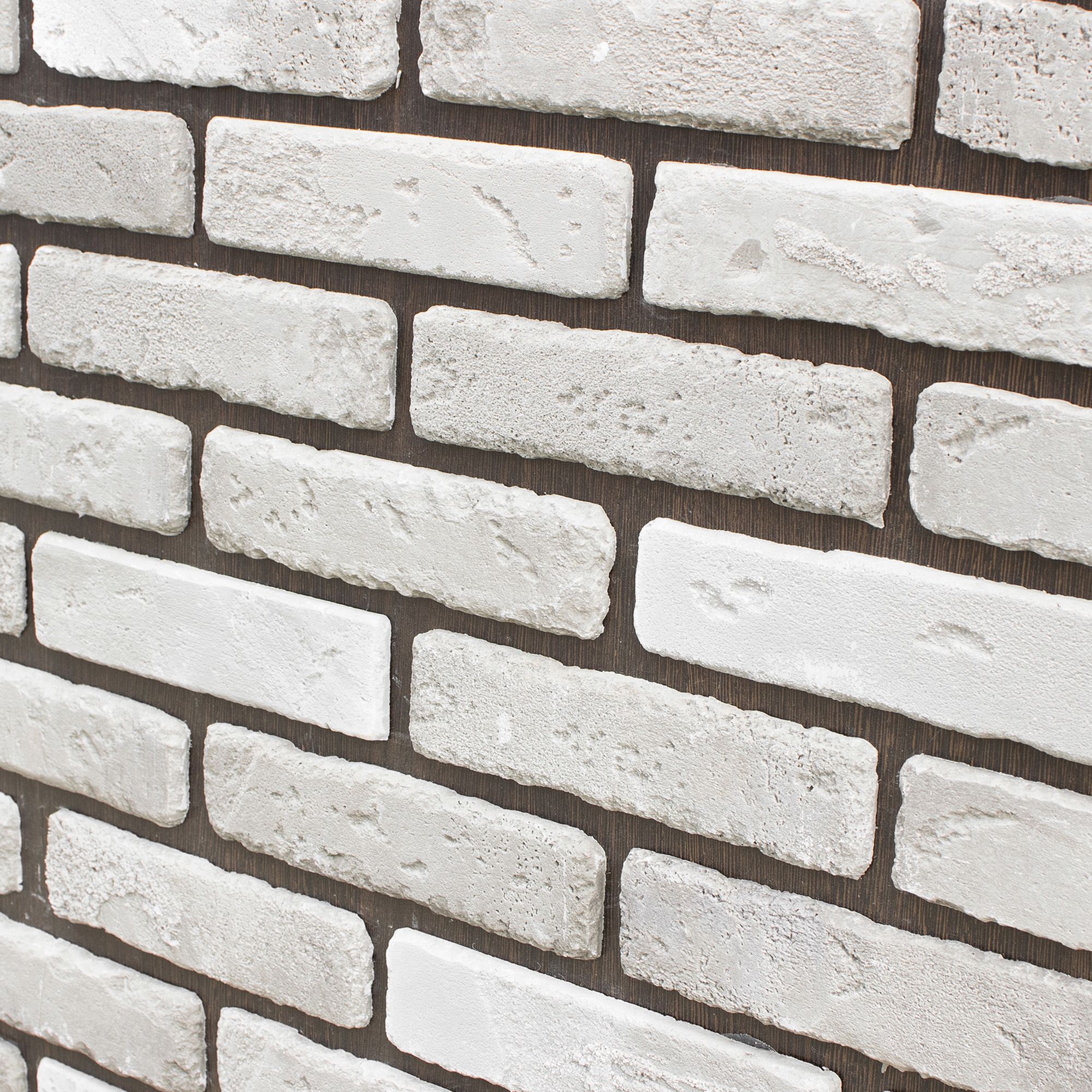 Декоративная гипсовая плитка Йорк брик А335-80 серая плоскостная 0,96 м2