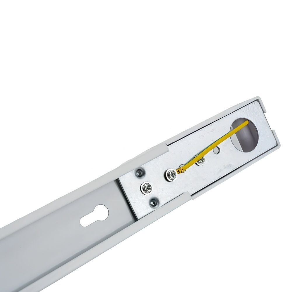 Шинопровод осветительный UBX-Q122 GS2 WHITE 100 SET01 тип G, в наборе с заглушкой и вводом питания.однофазный 1м