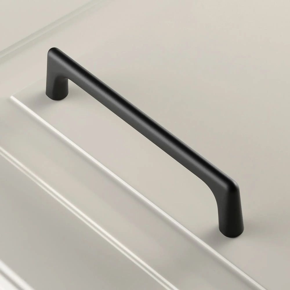 Ручка-скоба Octavio 128 мм черный матовый GTV