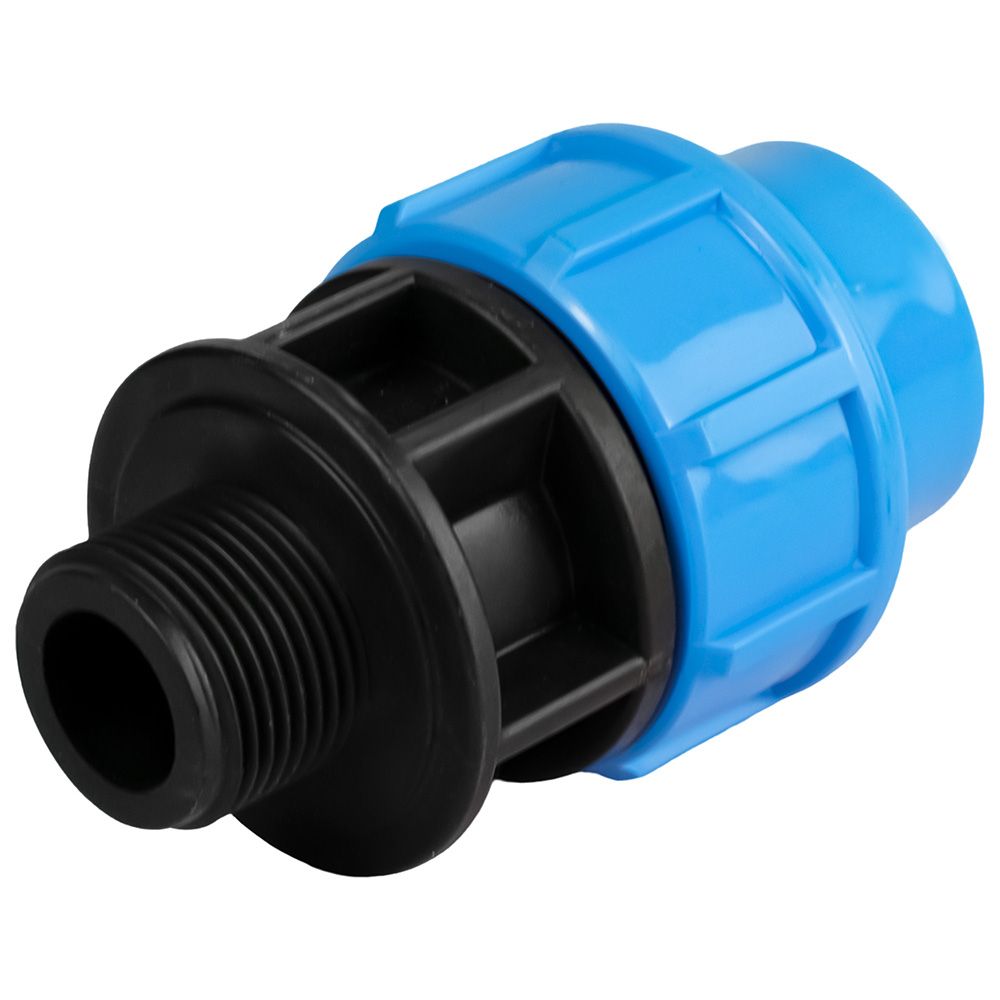 Муфта переходная ПЭ 25 мм х 3/4" НР Джилекс