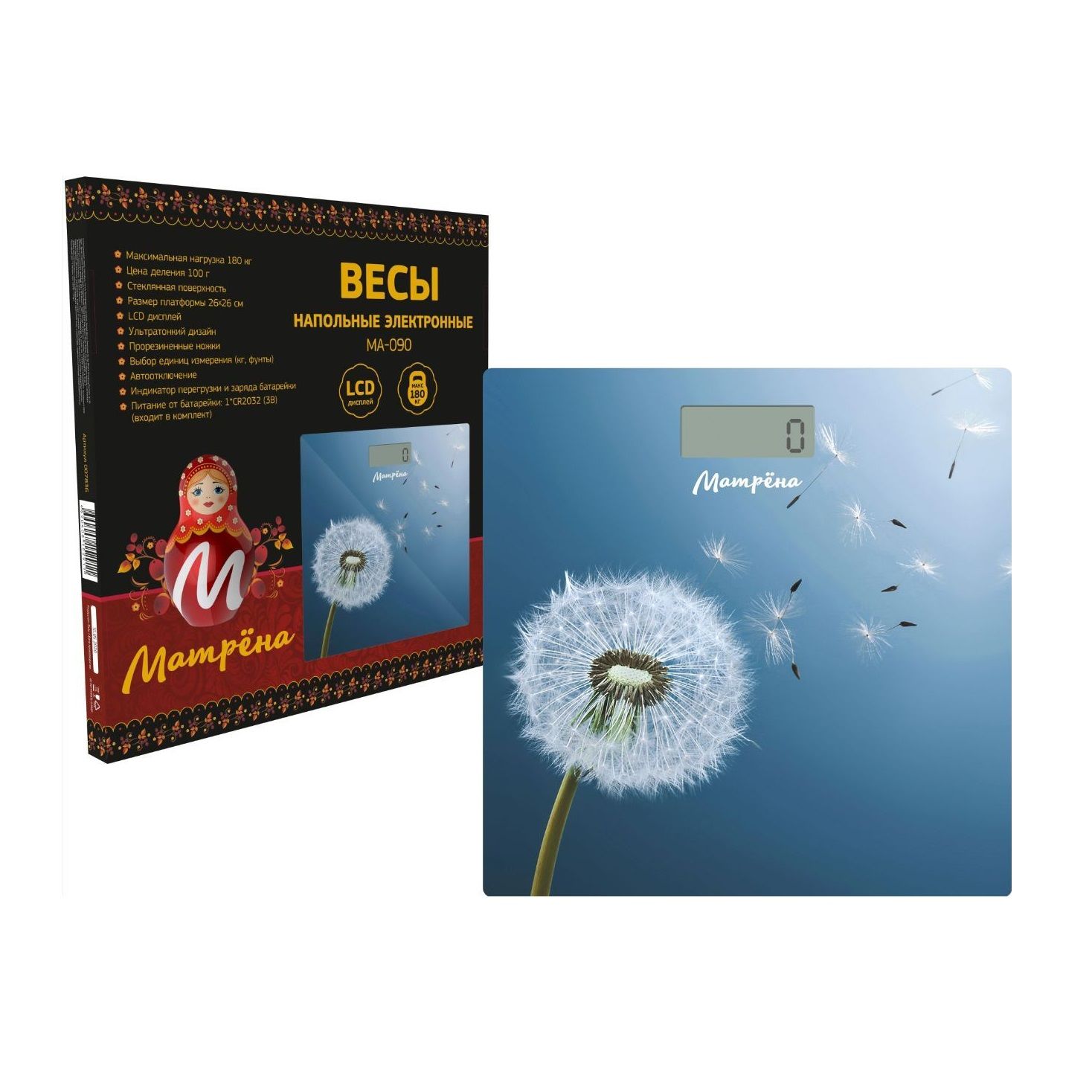 Весы напольные Матрена МА-090 180 кг