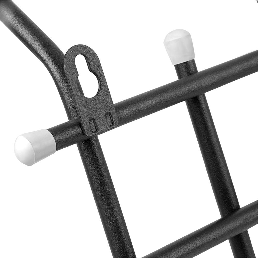 Вешалка Sheffilton Стандарт 2/7 металл/пластик черный/серый