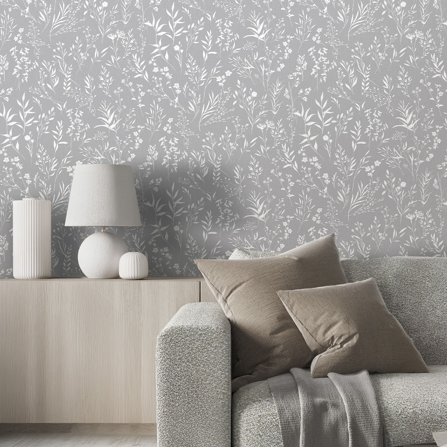 Обои 287917 Victoria Stenova 1,06х10 м Lavanda серый