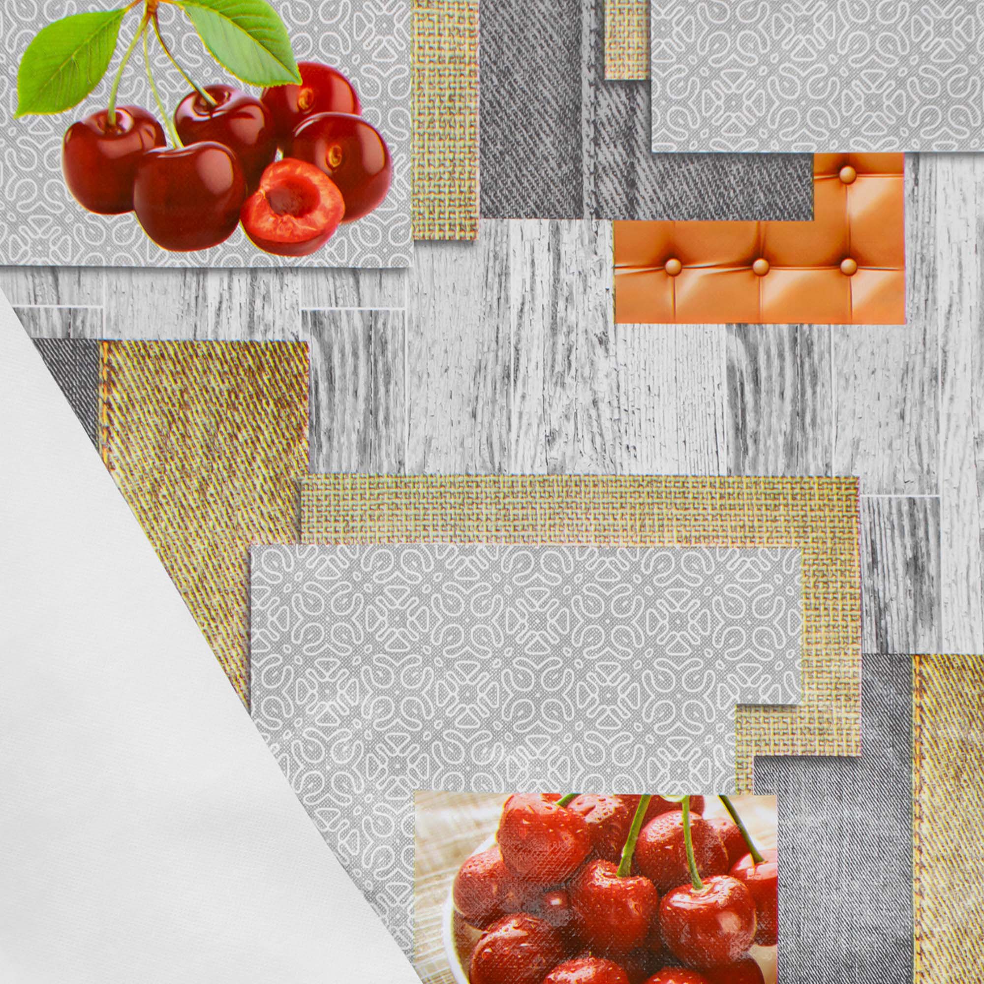 Клеенка ПВХ на тканевой основе Dekorelle Adèle 425 1,4 м