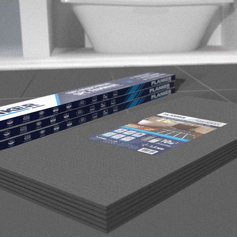Подложка листовая под LVT/SPC Planker 1,5 мм 10 м2