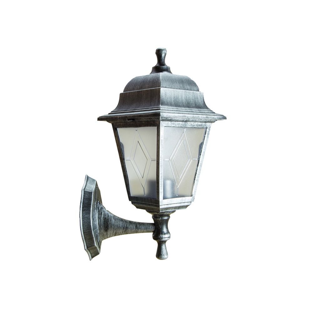 Светильник уличный под лампу Е27 UUL-A01S 60W/E27 IP44 BLACK SILVER серебр Uniel