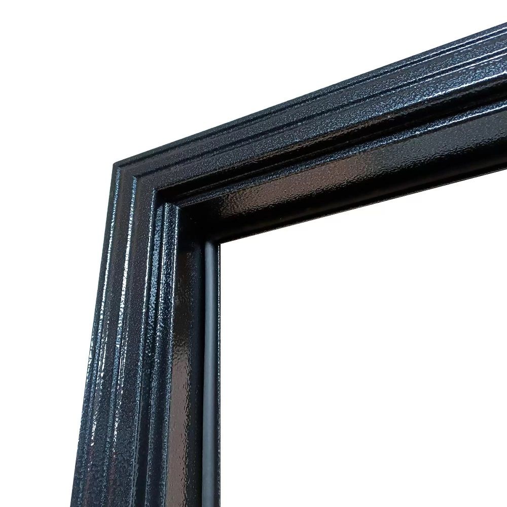 Дверь металл Паутинка антик серебро Бетон снежный 960х2050 мм R