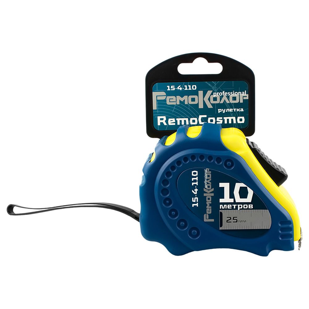 Рулетка 10 м х 25 мм РемоКолор RemoCosmo 15-4-110